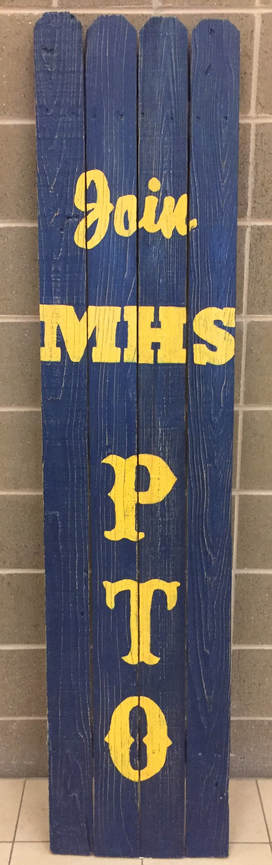 McKinney High School PTO sign